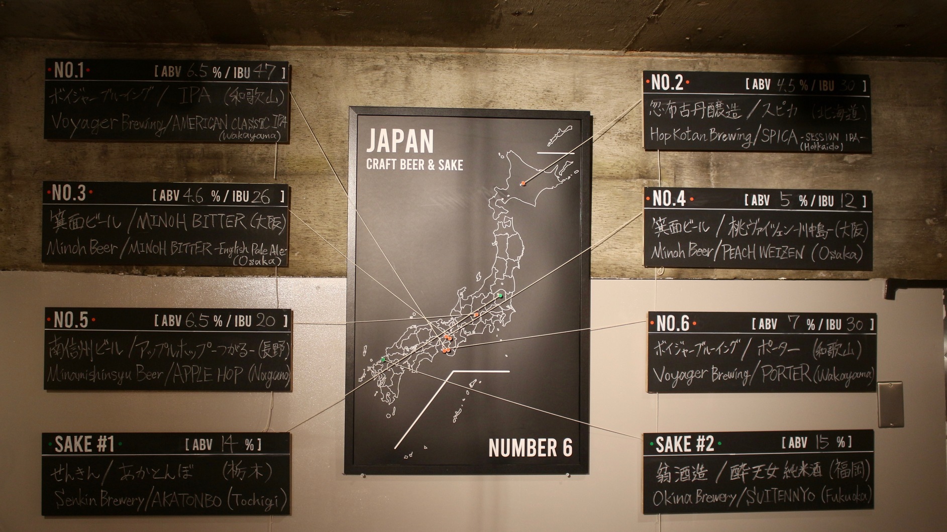 NUMBER 6 - Japanese Craft Beer Bar - Nymgyocho - Tokyo